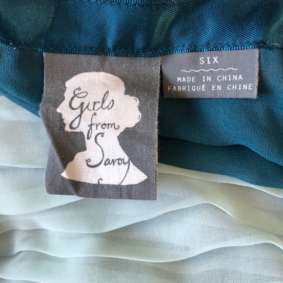 Anthro Girls From Savoy | tiered accordion dress - Picture 7 of 8